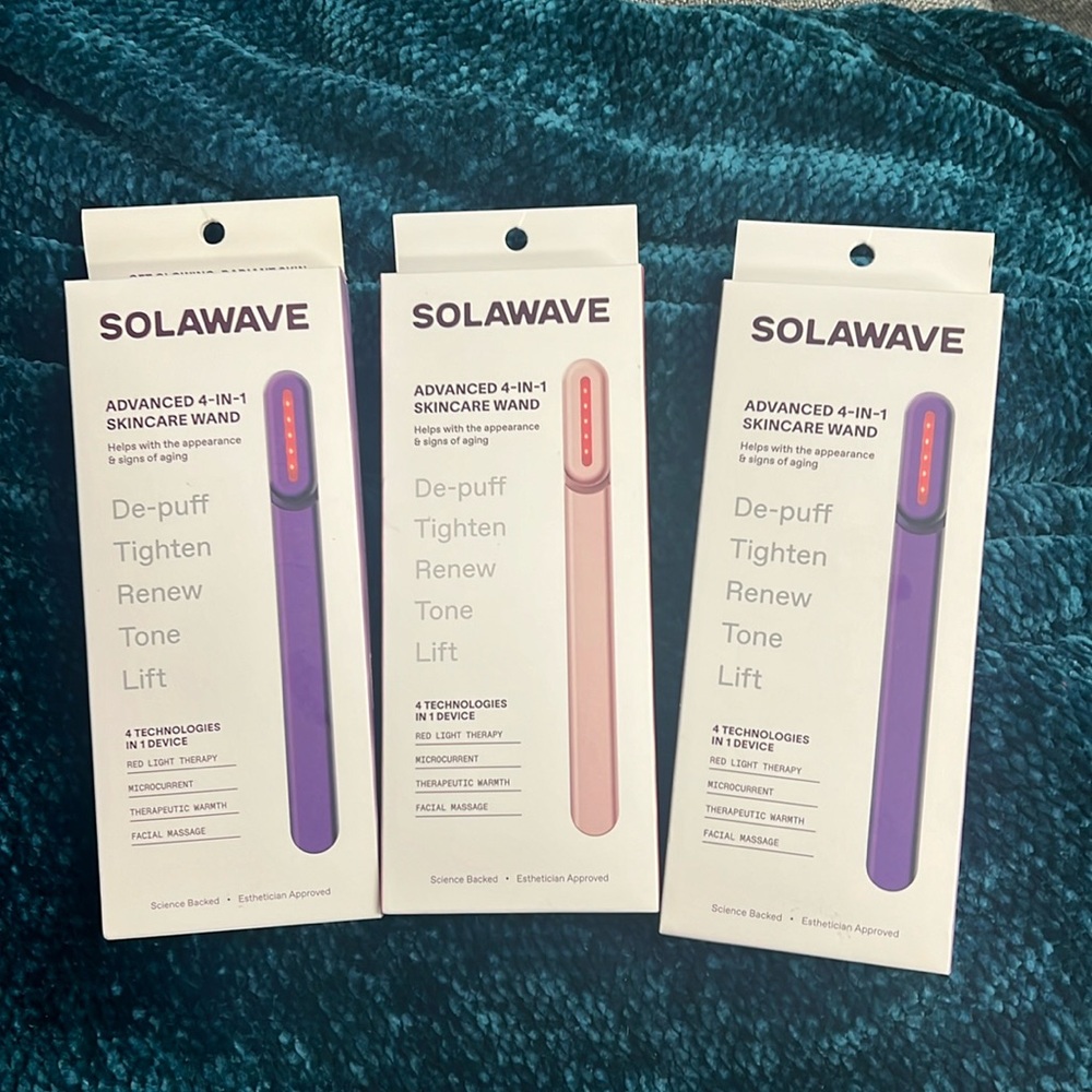 BNIB Solawave Pink and Purple